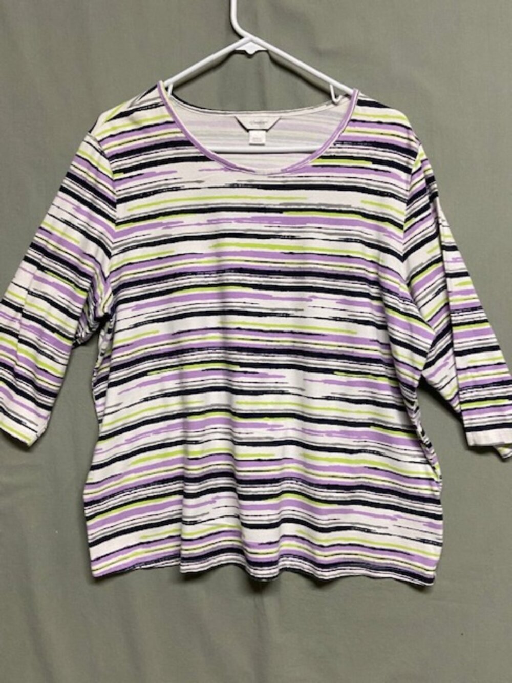 Christopher & Banks 1X 3/4 sleeve Tunic